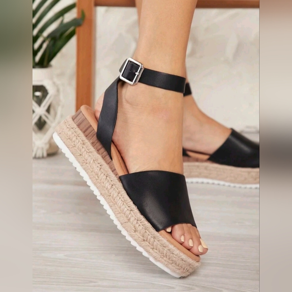 NEW Black Espadrilles - Picture 6 of 12